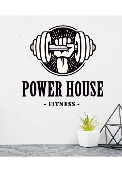 Power House Fitness Dekoratif Duvar Sticker