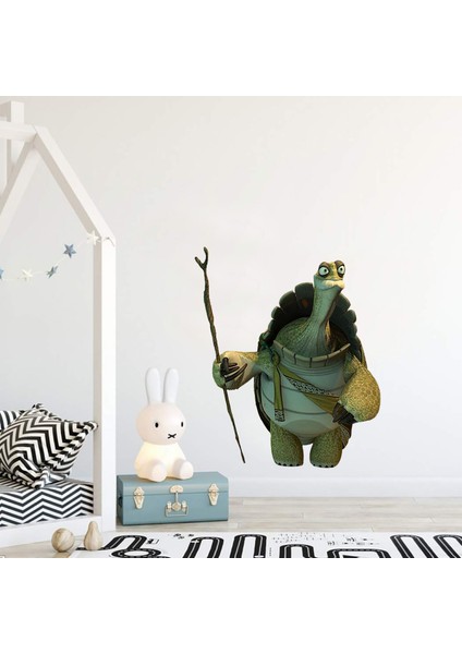 Kungfu Panda Kaplumbağa Çocuk Odası Dekoratif Duvar Sticker