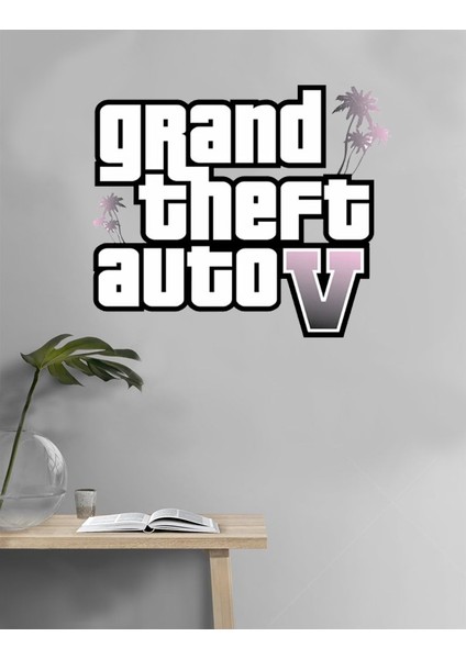 Gta V Dekoratif Çok Amaçlı Duvar Sticker