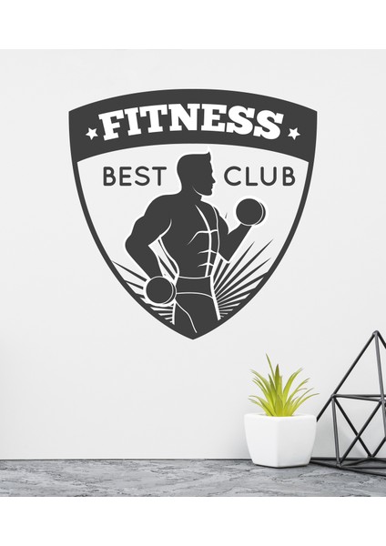 Fitness Best Clup Dekoratif Duvar Sticker