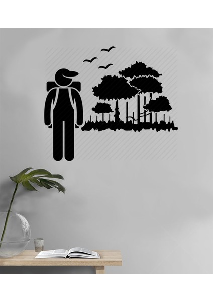 Dağcı Doğa Dekroatif Duvar Sticker