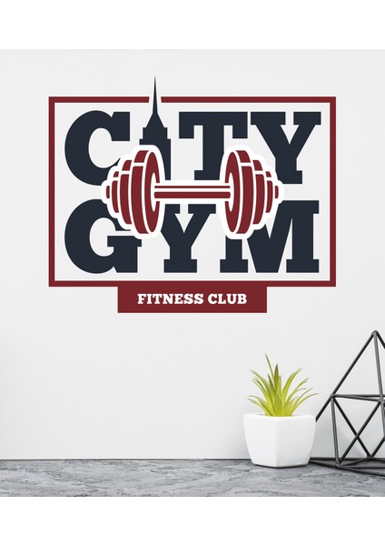 City Gym Dekoratif Duvar Sticker