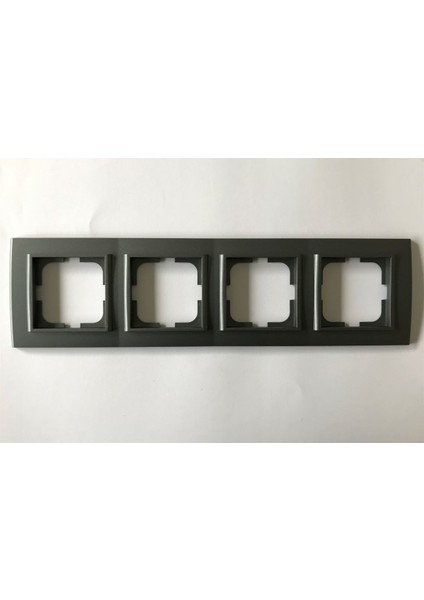Çağatayelektrik Ovivo Mina Füme Dörtlü Çerçeve(12 Adet)