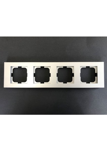 Çağatayelektrik Ovivo Grano Gümüş (Silver) Dörtlü Çerçeve(12 Adet)