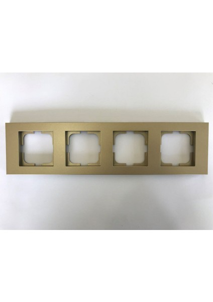 Çağatayelektrik Ovivo Grano Titanyum Dörtlü Çerçeve(12 Adet)