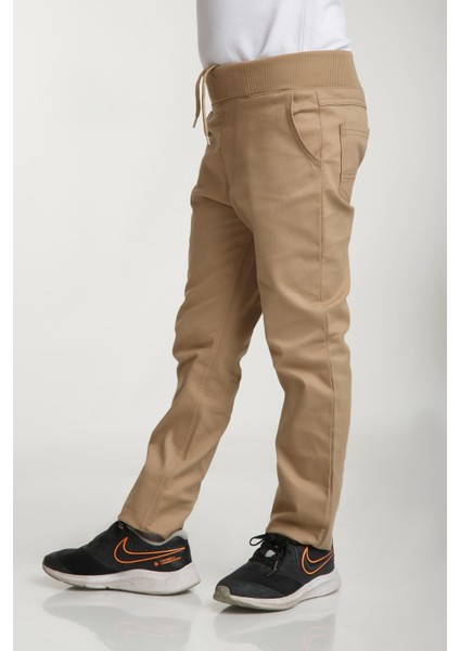 Çocuk Rıbana Bel Camel Canvas Okul Pantolonu fiyatları
