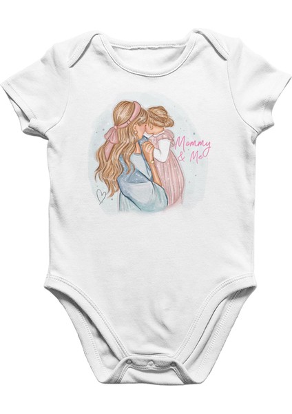 Mommy And Me Anneler Günü Beyaz Bebek Body