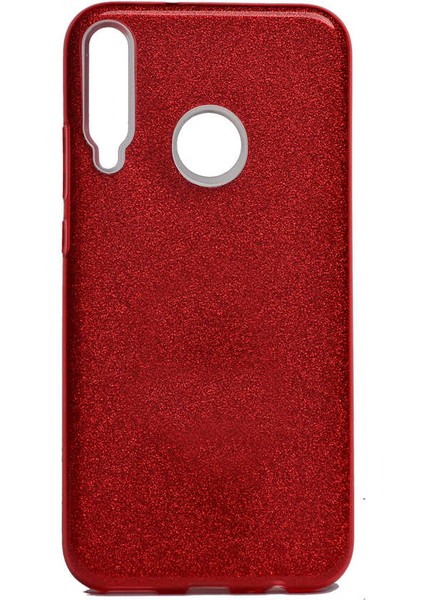 Huawei P40 Lite E Kılıf Simli Parlak Shining Kapak