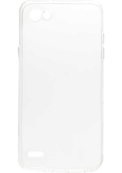 LG Q6 Kılıf Şeffaf Silikon Hibrit Case