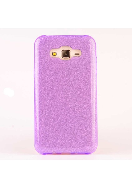Samsung Galaxy J7 Kılıf Simli Parlak Shining Kapak