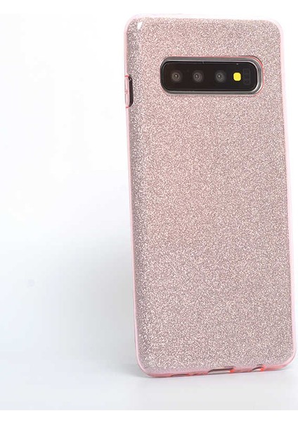 Samsung Galaxy S10 Kılıf Simli Parlak Shining Kapak