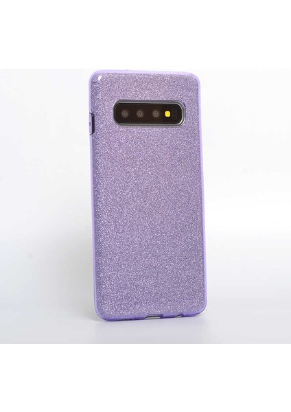 Samsung Galaxy S10 Kılıf Simli Parlak Shining Kapak