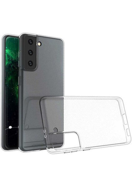 Samsung Galaxy S21 FE Kılıf Şeffaf Silikon Hibrit Case