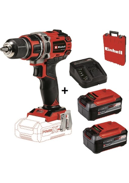 Te-Cd 18/50 Li-I Bl Darbeli Matkap + 2*5.2 Ah Plus Starter Kit + Çanta