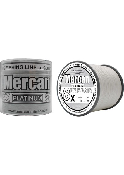 Pe Örgü Platinum 8x Ip 1000 M Beyaz Misina