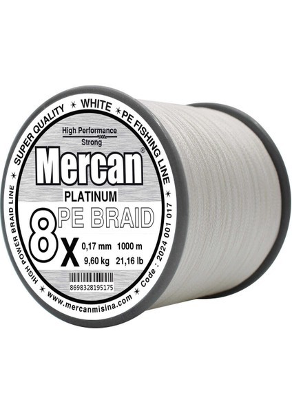 Pe Örgü Platinum 8x Ip 1000 M Beyaz Misina fırsatları