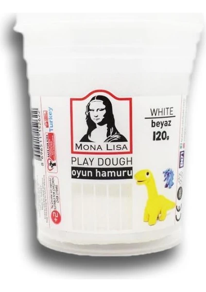 Monalisa Beyaz Oyun Hamuru 120GR