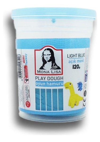 Monalisa Açık Mavi Oyun Hamuru 120GR