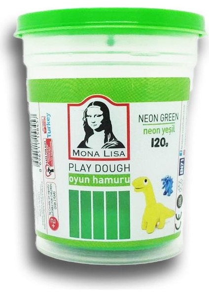 Monalisa Neon Yeşil Oyun Hamuru 120GR