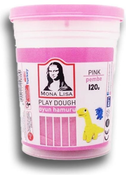 Monalisa Pembe Oyun Hamuru 120GR