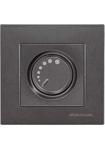 Rita Serisi Işıklı Dimmer Anahtar 600 W Füme