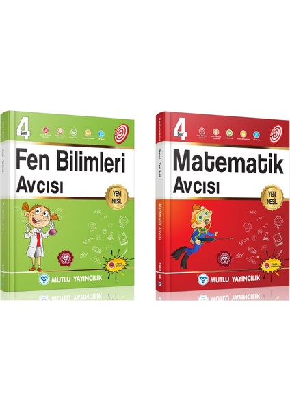 4. Sınıf Avcı Matematik-Fen Bilimleri Set