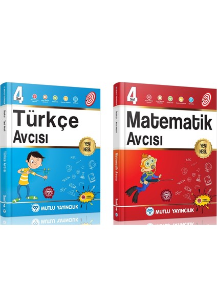 4. Sınıf Avcı Matematik-Türkçe Set