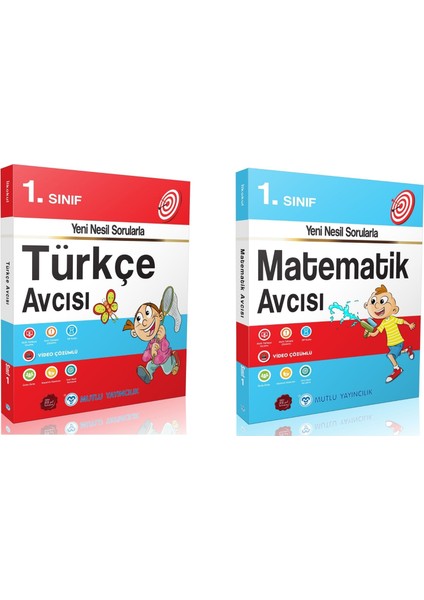 1. Sınıf Matematik-Türkçe Avcı Serisi Seti