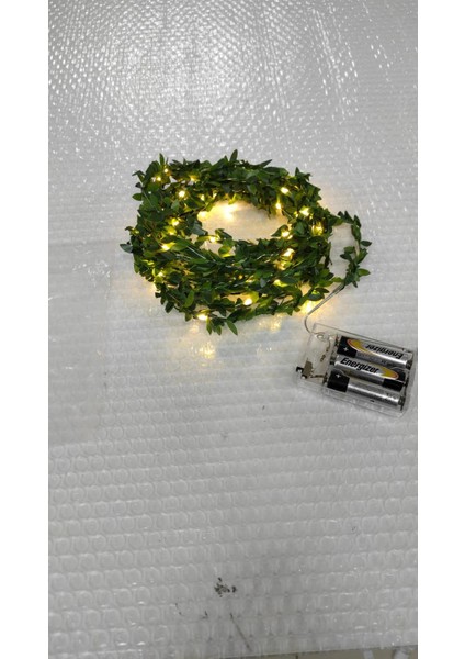Techno Smart 5 Metre Dekoratif Yapay Yapraklı Peri LED Sarmaşık Ledli (Günışığı)