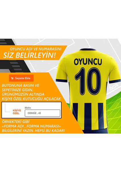 - Sarı Lacivert 2020 - Kişiye Özel Futbol Forması Takımı