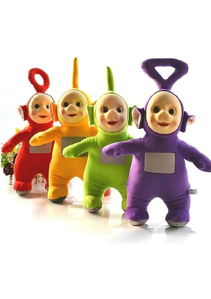 Teletabi Peluş 4 Sevimli Karakter Oyuncak Teletubbies Özel 25CM