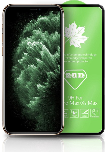 Apple iPhone 7 Ekran Koruyucu Tam Kaplayan Premium Cam 20D - Beyaz