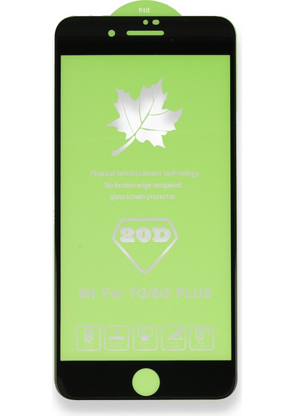 Apple iPhone 7 Ekran Koruyucu Tam Kaplayan Premium Cam 20D - Beyaz modelleri