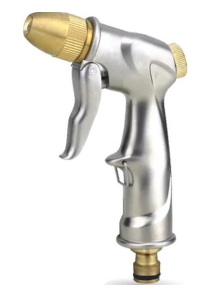 Basınç Ayarlı Krom Pirinç Sulama Tabancası