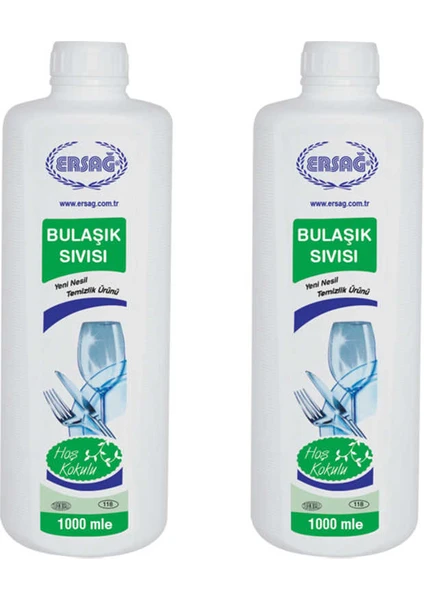 Hoş Kokulu Bulaşık Sıvısı 1000 ml x 2'li