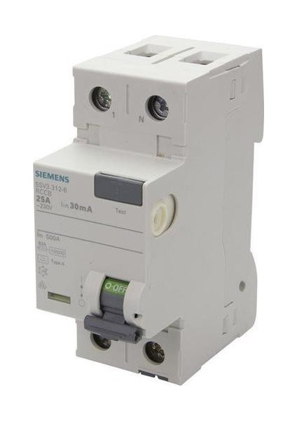 Siemens,a Tipi Kaçak Akım Koruma Rölesi 25A;230V;300MA,5SV5612-6