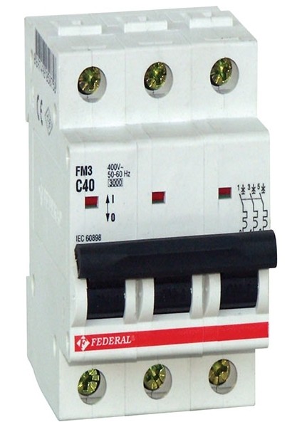Federal,3x 20 A Otomatik Sigorta 3ka