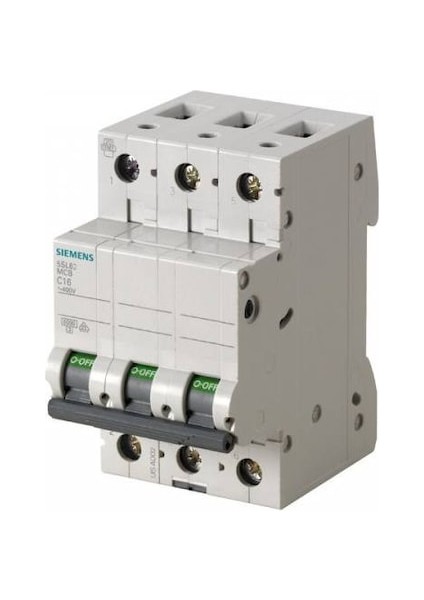SIEMENS,1A, 3 Faz+Nötr, N Otomat 3ka, C Tipi 5SQ2670-2YA01