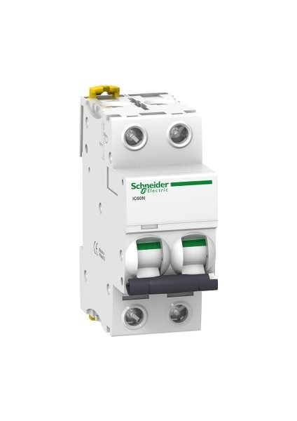 SCHNEIDER,İC60N 2faz 16A 6 Ka C Tipi N Otomat A9F74216
