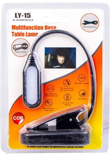 Real Özs Masa Lambası Kitap Okuma Lambası 5led ÖZS1948