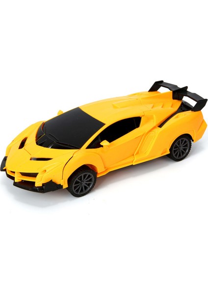 Oyuncak Uzaktan Kumandalı Transformers Tarzı Robota Dönüşen Oyuncak Araba Ferrari