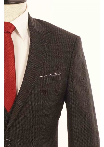 Slimfit Yelekli Drop 6 Takım