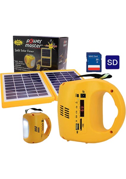 Solar Panel Işıldak (Radyolu Çift Panelli)