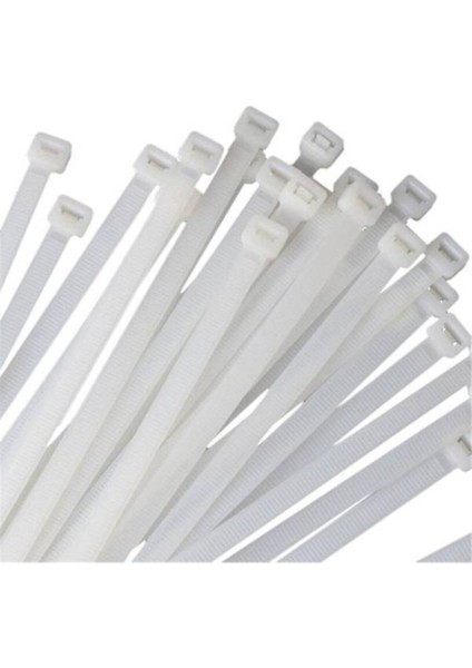 Kablo Bağı & Plastik Cırt Kelepçe 4.8 x 20 cm 100'LÜ Paket