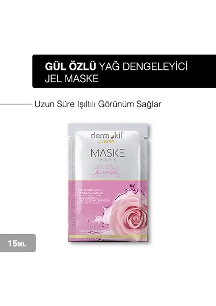 Gül Özlü Jel Maske 15 ml