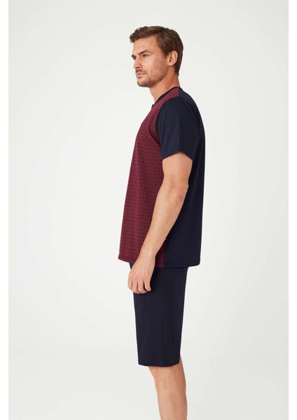 U.s. Polo Assn. Erkek Bordo Boydan Patlı Pijama Takım