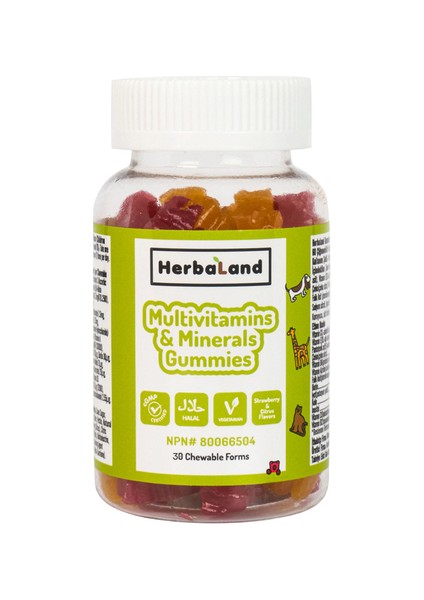 Gummy Vegan Multivitamins & Minerals 60 Kapsül