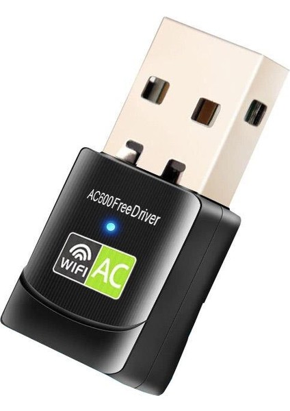 Mini Wifi USB Adaptör Kablosuz Alıcı Adaptörü 600MBPS 5ghz