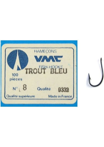 9332 Trout Bleu No:8 100 Pcs