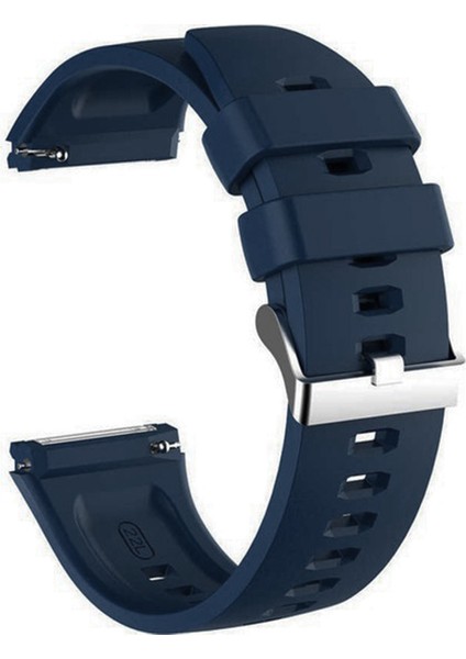 Samsung Galaxy Watch 3 45MM Classic Çapraz Frontier Kayış Kordon Lacivert